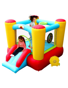 Castillo Inflable con Tobogán WELLFUNTIME 254x196x160 cm