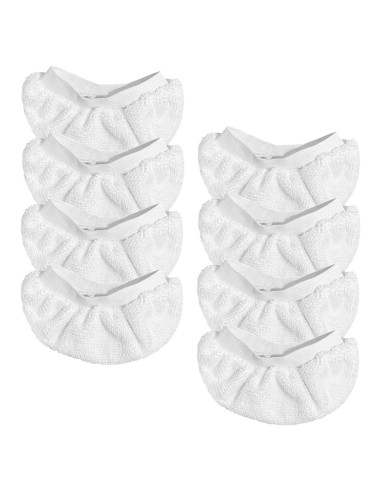 Paquete de 8 Fundas de Microfibra para Limpiadores a Vapor Yicotira