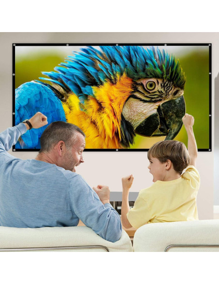 Pantalla de Proyector MOIZ 120" Plegable Doble Cara 16:9