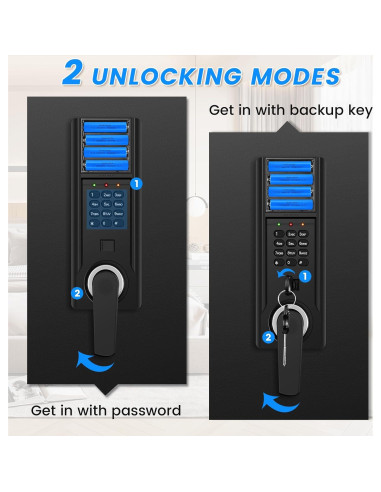 Caja Fuerte Pisleto 4.2 Pies Antirrobo con Alarma y Estantes