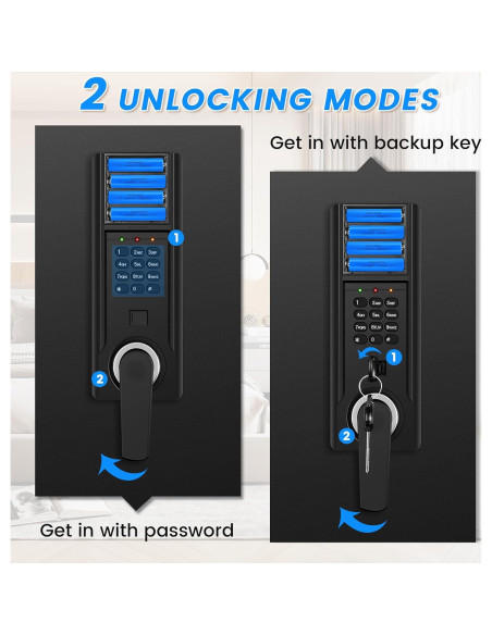 Caja Fuerte Pisleto 4.2 Pies Antirrobo con Alarma y Estantes