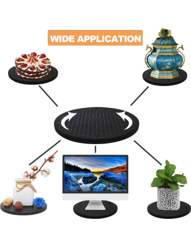 Paquete de 2 Turntable Giratorio 30 cm FengWu Alta Resistencia