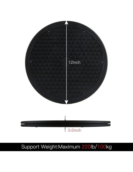 Paquete de 2 Turntable Giratorio 30 cm FengWu Alta Resistencia