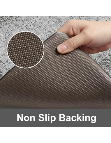 Alfombrillas Antifatiga KIMODE 2PCS Gris Impermeables Antideslizantes