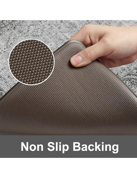 Alfombrillas Antifatiga KIMODE 2PCS Gris Impermeables Antideslizantes