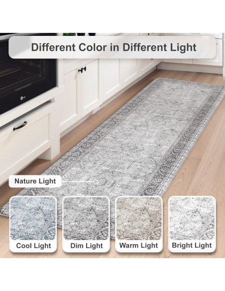 Alfombrillas Antifatiga KIMODE 2PCS Gris Impermeables Antideslizantes