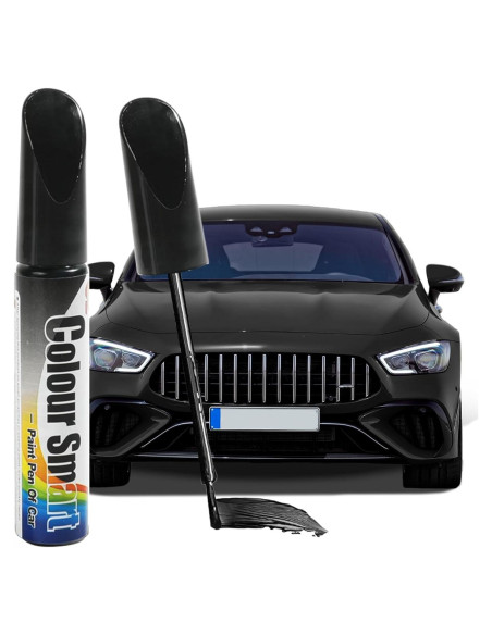 Bolígrafo de Pintura de Retoque HEVLE 2 en 1 Negro 12ml