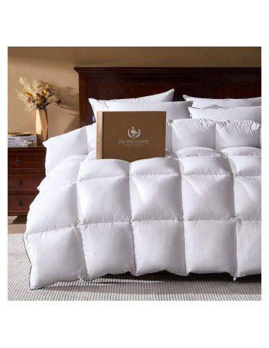 Edredón de Plumas de Ganso Costa del Pacífico Queen 228.6cm