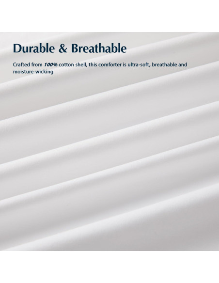 Edredón de Plumas de Ganso Costa del Pacífico Queen 228.6cm