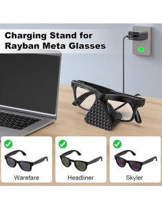Soporte de Carga USB-C para Gafas Ray-Ban Meta y Oakley 2
