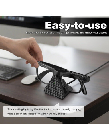 Soporte de Carga USB-C para Gafas Ray-Ban Meta y Oakley