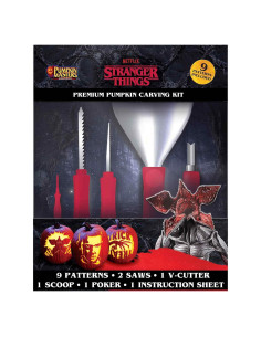 Kit de Tallado de Calabazas Stranger Things Pumpkin Masters