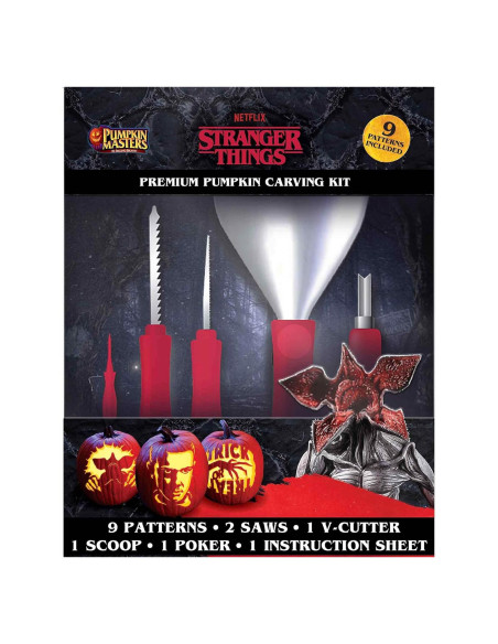 Kit de Tallado de Calabazas Stranger Things Pumpkin Masters