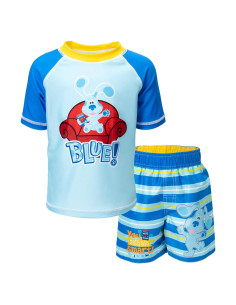 Camiseta y Pantalones Cortos de Baño Blue's Clues 18 Meses