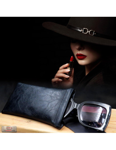 Funda suave para gafas de sol Mi Funda - Negro grande