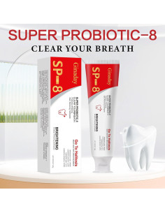 Pasta de Dientes Blanqueadora Probiotica Sp-8 con Niacinamida 120g 2