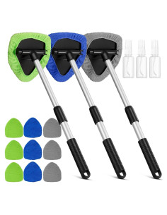 Kit de Limpieza de Parabrisas Tallew 3 Pcs con Mango Extensible