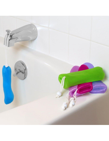 Bolsas de Jabón Exfoliantes de Malla Evelots - Paquete de 5