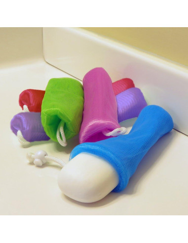 Bolsas de Jabón Exfoliantes de Malla Evelots - Paquete de 5