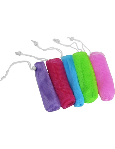 Bolsas de Jabón Exfoliantes de Malla Evelots - Paquete de 5