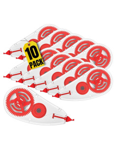 Cinta Correctora 1EnLaOficina 10 Paquetes 0.51 cm x 800.1 cm
