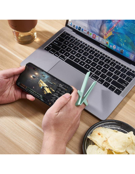 10 Clips de Sellado de Papas Fritas FingerChopstick 6 Colores