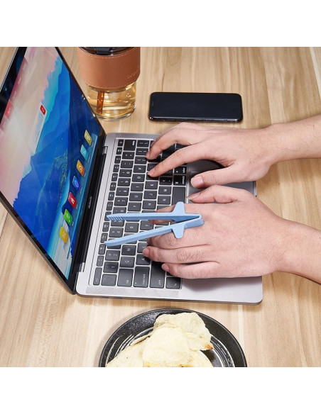 10 Clips de Sellado de Papas Fritas FingerChopstick 6 Colores