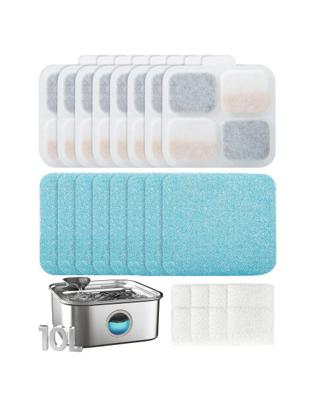 Filtros para Fuente de Agua para Perros oneisall PW07 10L