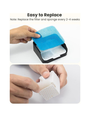 Filtros para Fuente de Agua para Perros oneisall PW07 10L