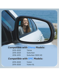 Cristal Espejo Lateral Derecho AZ-HAPPYMALL 2015-2020 Chevy/GMC 2