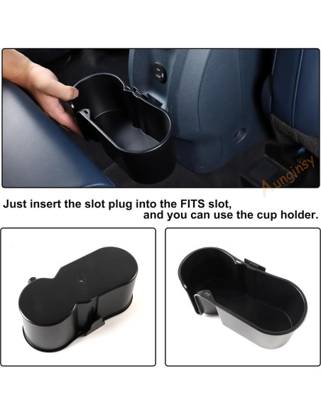 Organizador de Portavasos Trasero Aunginsy para Ford Maverick 2022-2024