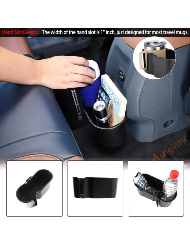 Organizador de Portavasos Trasero Aunginsy para Ford Maverick 2022-2024