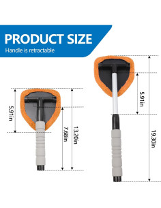 Herramienta de Limpieza de Parabrisas Wuyaoyao con Mango Extensible 2