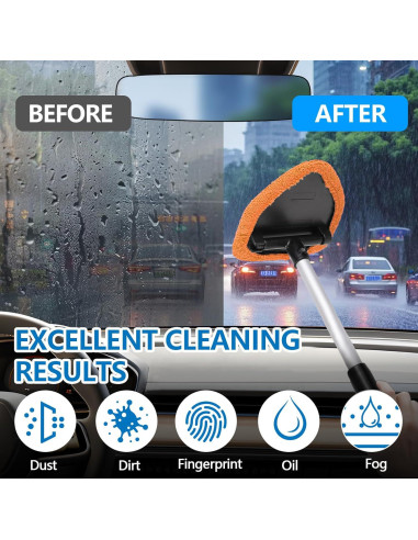 Herramienta de Limpieza de Parabrisas Wuyaoyao con Mango Extensible