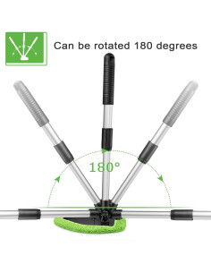 Kit de Limpieza de Parabrisas Tallew 3 Pcs con Mango Extensible 2