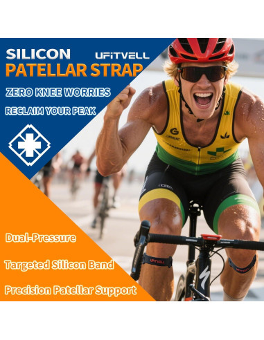 Correa de Soporte Patelar Ajustable - Alivio Dolor Rodilla