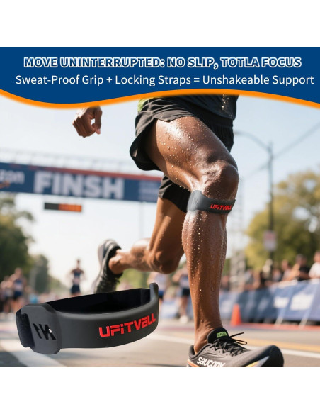 Correa de Soporte Patelar Ajustable - Alivio Dolor Rodilla