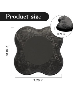 Cojines de Yoga MBKHFLL - 2 Paquetes Espuma Antideslizante 2