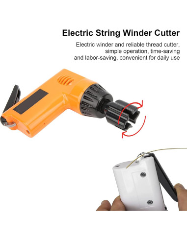 Winder de Cuerdas Eléctrico Eujgoov 800mAh para Guitarra