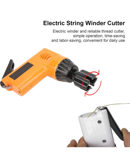 Winder de Cuerdas Eléctrico Eujgoov 800mAh para Guitarra