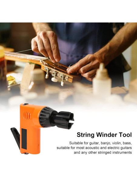 Winder de Cuerdas Eléctrico Eujgoov 800mAh para Guitarra