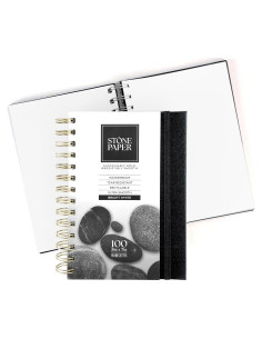 Cuaderno de Papel de Piedra ArtSkills 5x7 Negro 100 Hojas