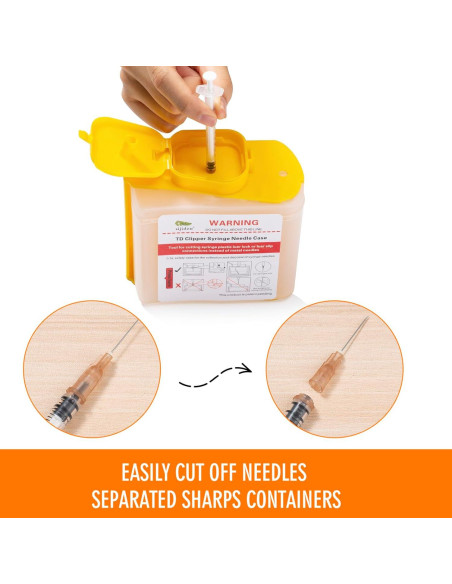 Cortador de Agujas y Contenedor de Desechos Punzantes NC-01