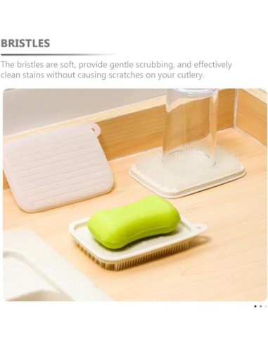 Juego de Cepillos de Cocina PRETYZOOM 4 Piezas Cerdas Suaves