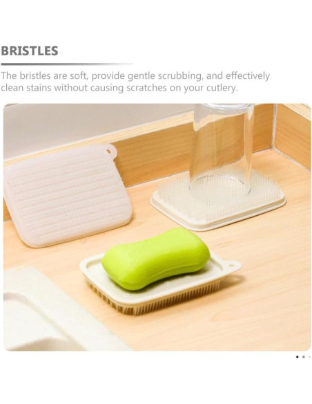 Juego de Cepillos de Cocina PRETYZOOM 4 Piezas Cerdas Suaves