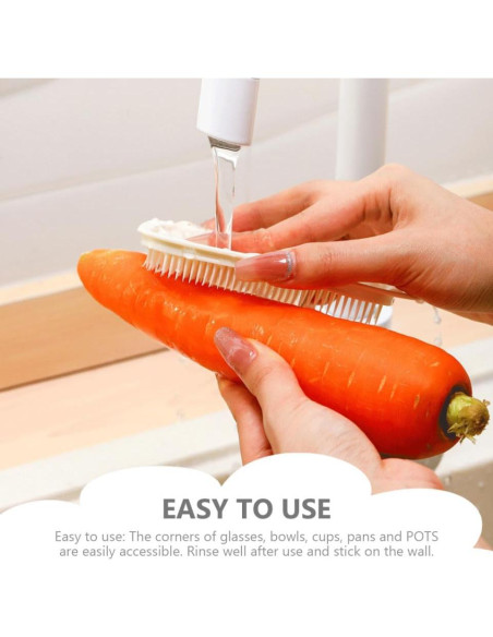 Juego de Cepillos de Cocina PRETYZOOM 4 Piezas Cerdas Suaves