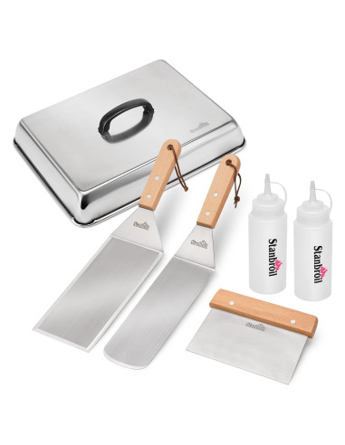 Set de Accesorios para BBQ Stanbroil - 6 Piezas Acero Inoxidable