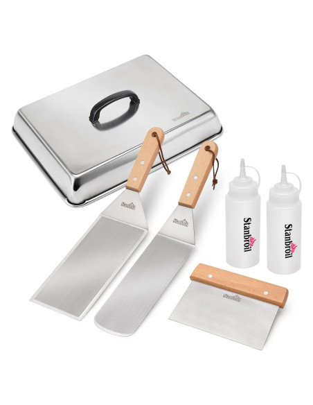 Set de Accesorios para BBQ Stanbroil - 6 Piezas Acero Inoxidable