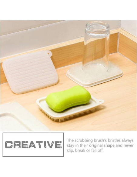 Juego de Cepillos de Cocina PRETYZOOM 4 Piezas Cerdas Suaves