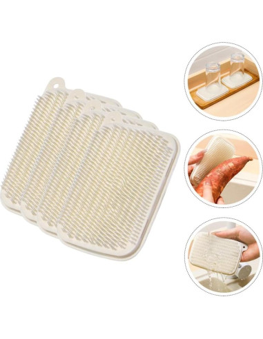 Juego de Cepillos de Cocina PRETYZOOM 4 Piezas Cerdas Suaves